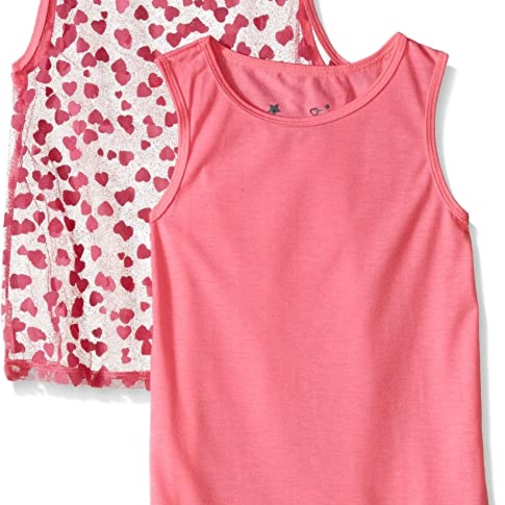 *MUST BUNDLE* NEW SIZE 5 GIRLS TANK & OVERLAY 1852
